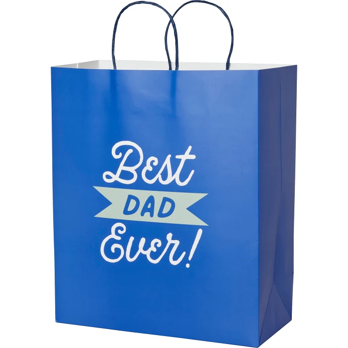 Presentpåse Best dad ever 26x31 cm