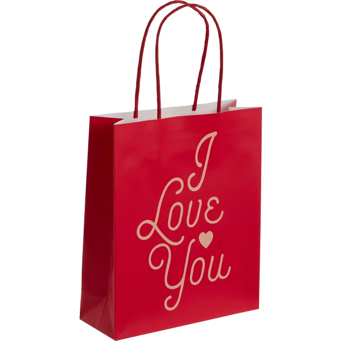 Presentpåse I love You 16x19cm