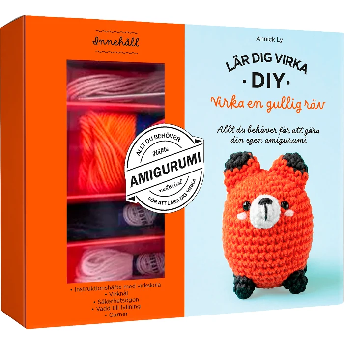 Amigurumi : virka en gullig räv
