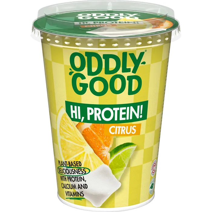 Havremellanmål Proteingurt Citrus Glutenfri 1,7% 400g Oddlygood®