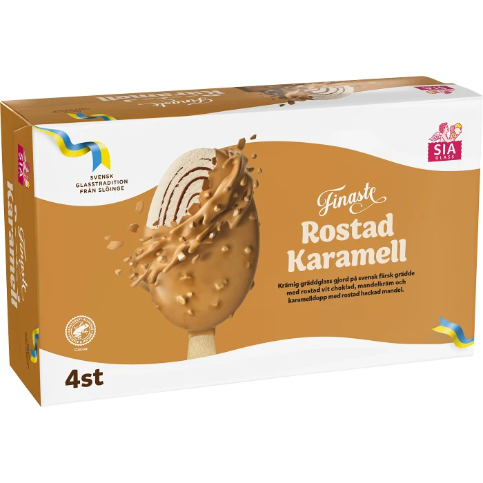 Finaste Rostad karamell 4-p SIA Glass