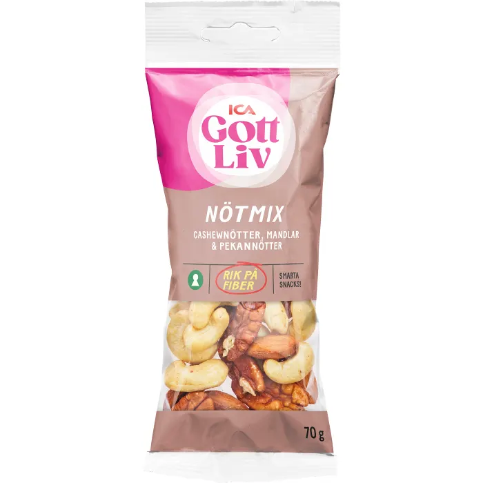 Nötmix 70g ICA Gott Liv