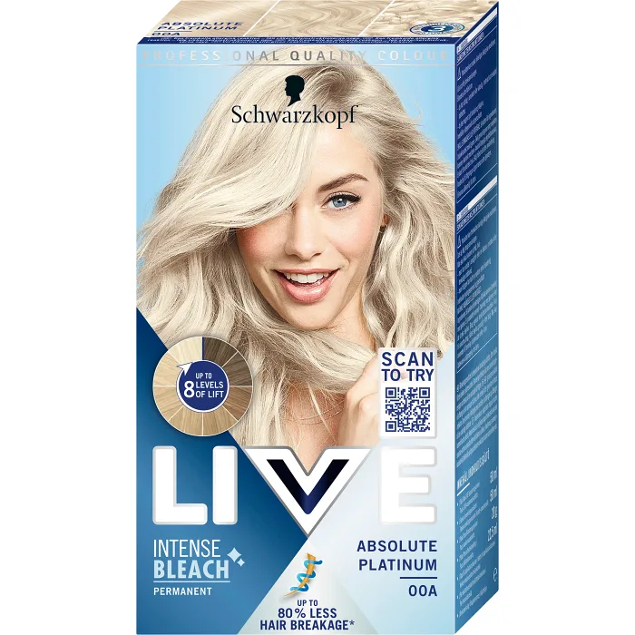 Hårfärg 00A Absolute Platinum 1-p Schwarzkopf LIVE