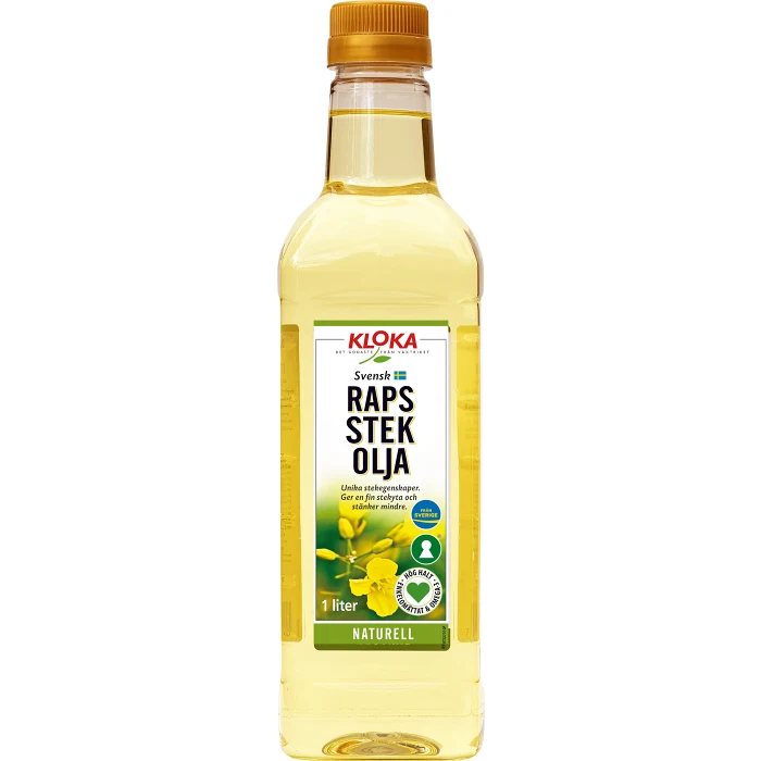 Svensk Rapsstekolja 1l Kloka