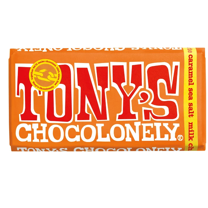 Choklad Karamell Ljus 180g Tony's Chocolonely