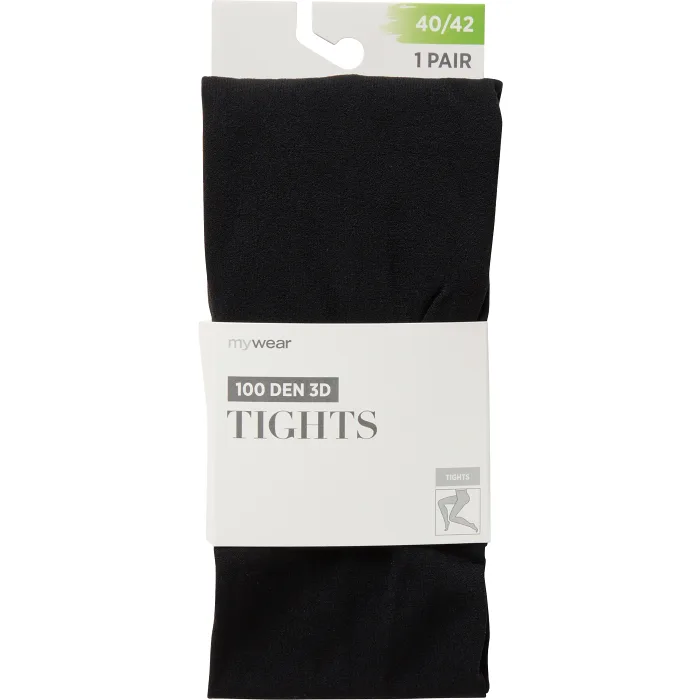 Strumpbyxa 100D 3D svart 36/38 mywear