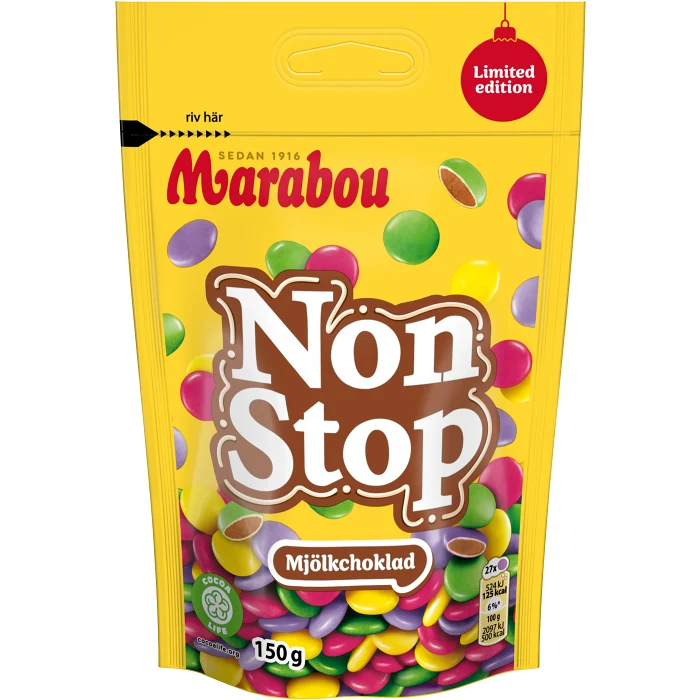 Chokladpåse Non Stop Christmas LTD 150g Marabou