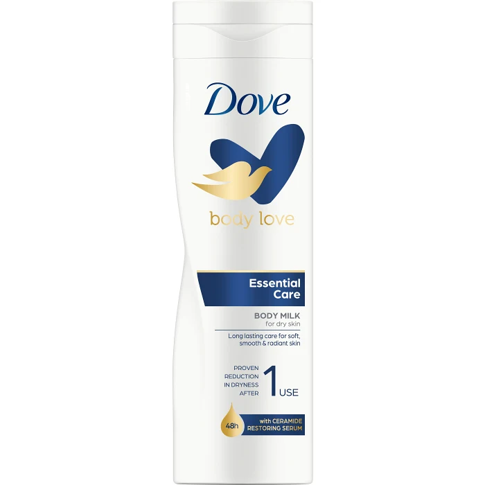 Hudkräm Essential Care Body Milk 250ml Dove