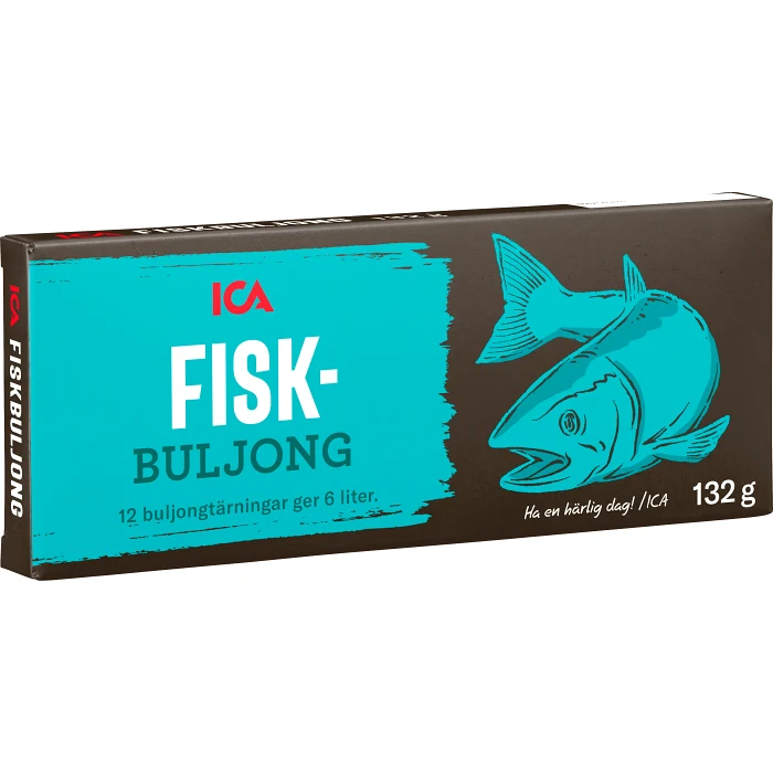 Fiskbuljong Tärning 12-p 132g ICA