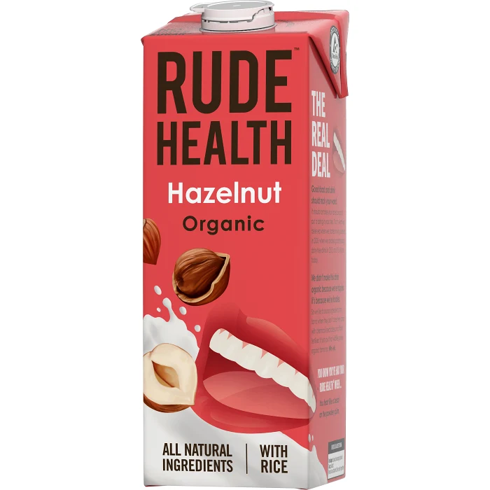 Havredryck Hazelnut Ekologisk 1000ml Rude Health