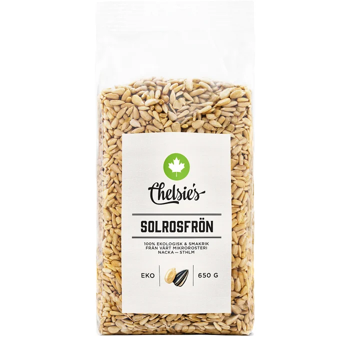 Solrosfrön Ekologisk 650g Chelsie's