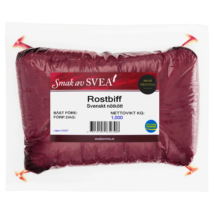 Rostbiff Färsk ca 1kg Smak av Svea