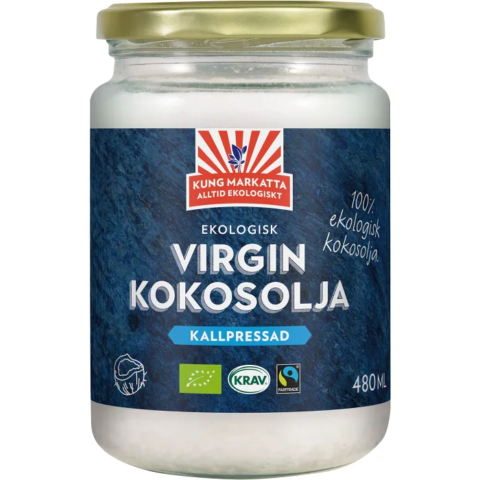 Kokosolja 480 ml Kung markatta