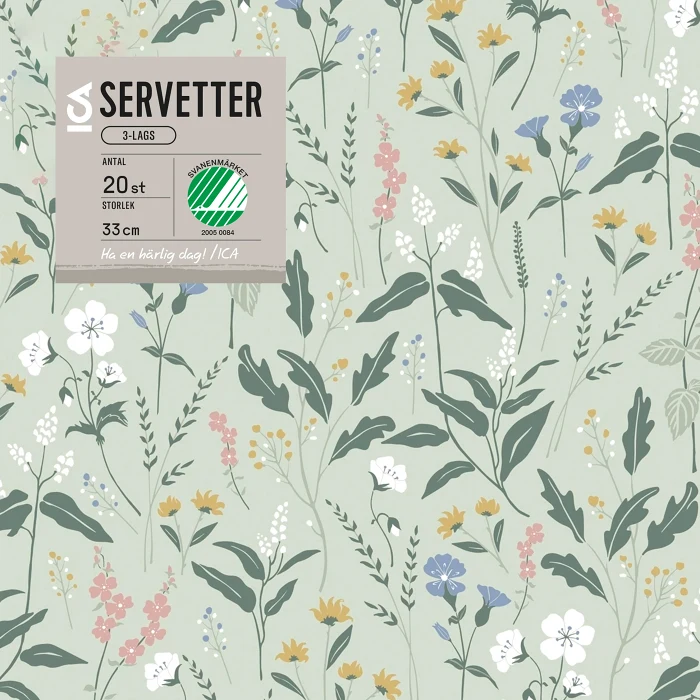 Servett 33cm Aqius 20-p ICA