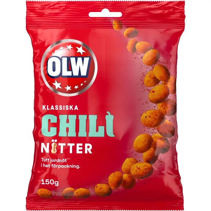 Chilinötter klassiska 150g OLW