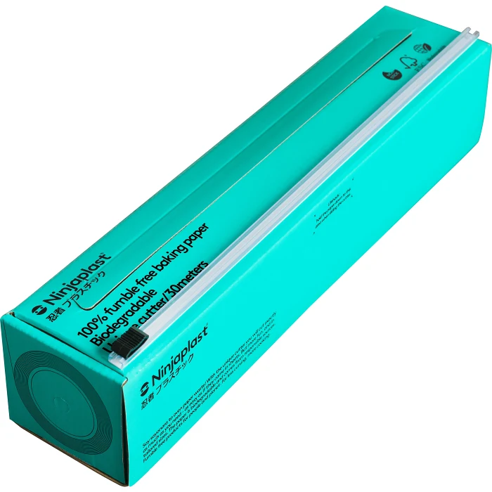 Bakplåtspapper med skärklinga Bredd 30cm Längd 30m Ninjaplast