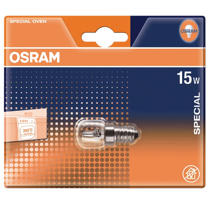 Ugnslampa E14 85lm(15W) Osram