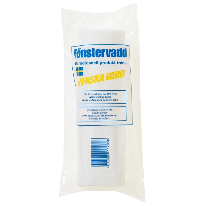 Fönstervadd i plastpåse 100gr Hall Miba