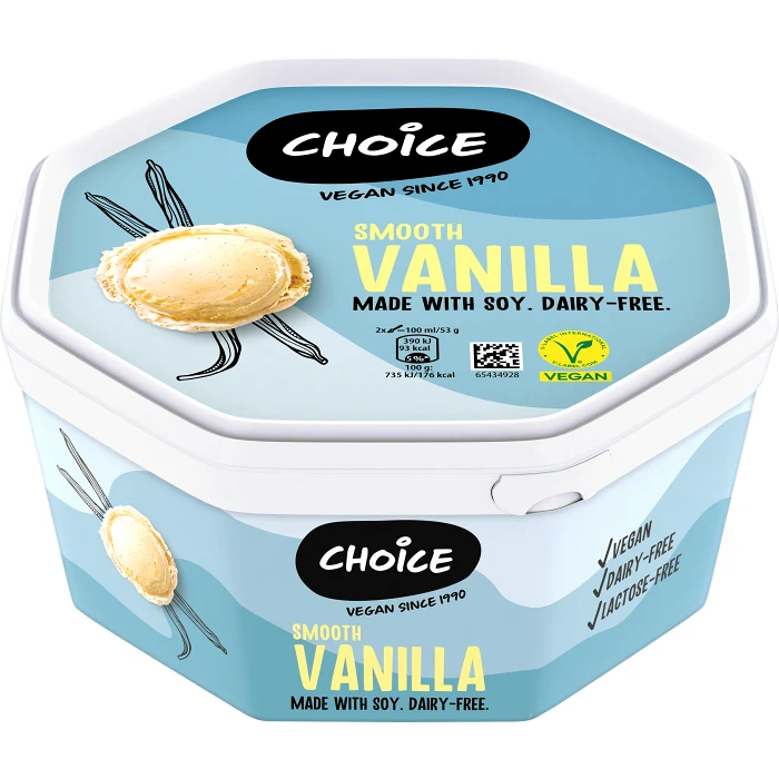 Glass Smooth vanilla 750ml Choice