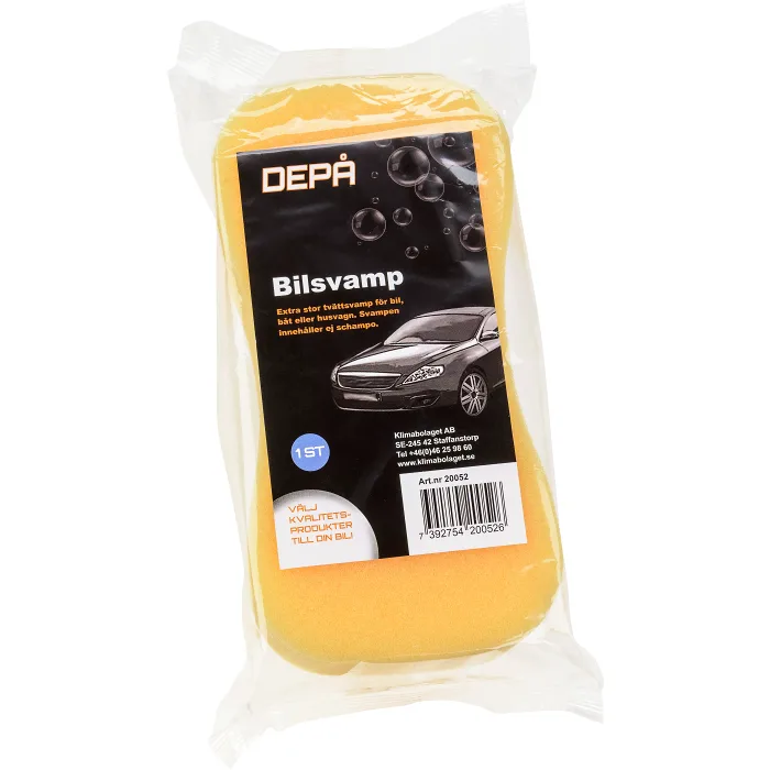 Bilsvamp Jumbo Gul 1-p