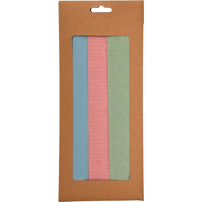 Silkespapper Pastell 6 ark