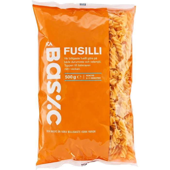 Fusilli 500g ICA Basic