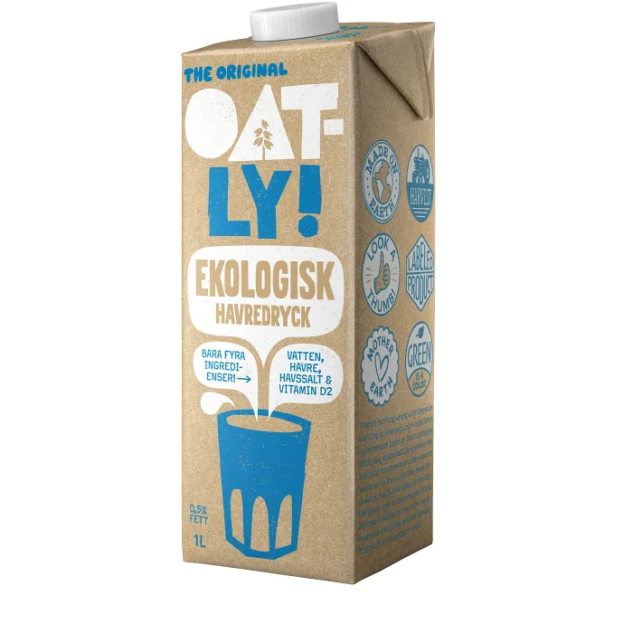 Havredryck Ekologisk 0,5% 1l Oatly