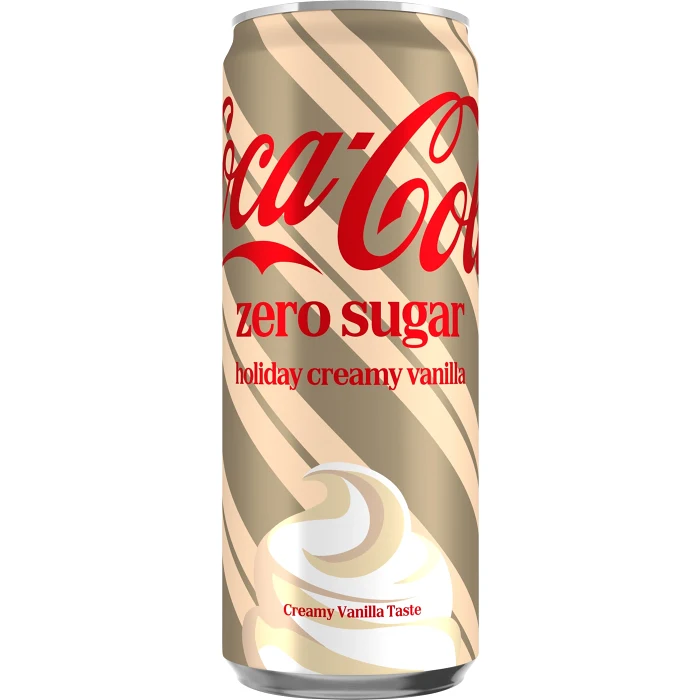 Läsk Holiday Creamy Vanilla Zero 33cl Coca-Cola