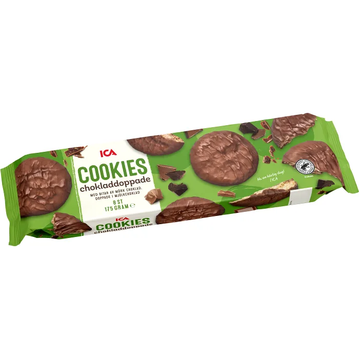 Cookies Chokladdoppade 175g ICA