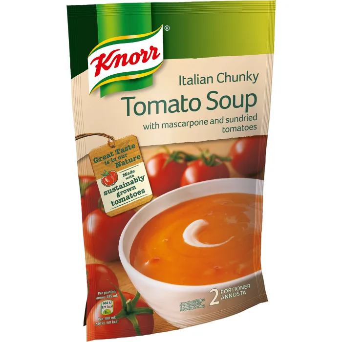 Italiensk Tomat med Mascarpone Soppa 570ml Knorr