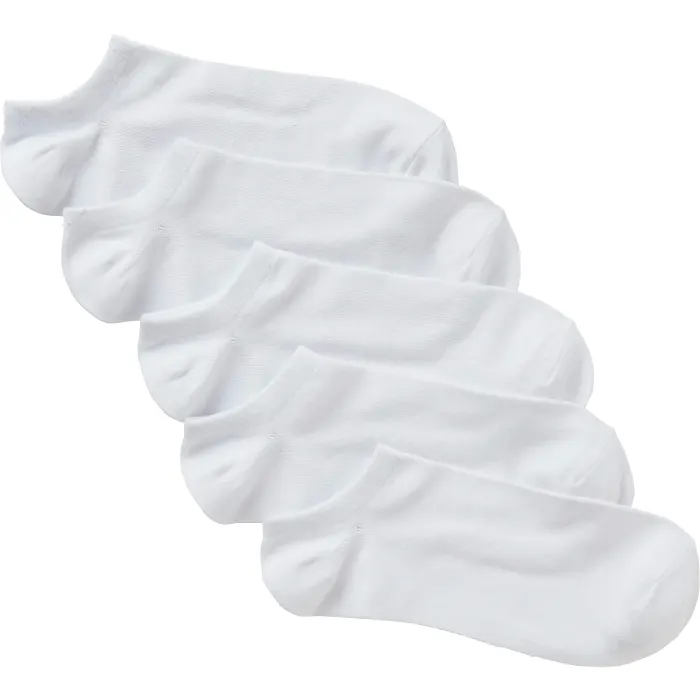 Strumpa 5p hidden vit 40/43 mywear