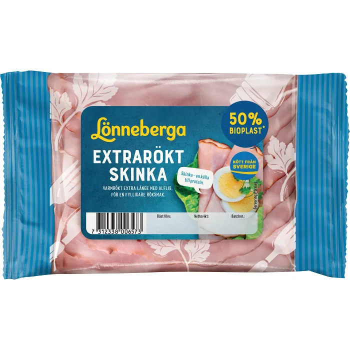 Skinka extrarökt 105g Lönneberga