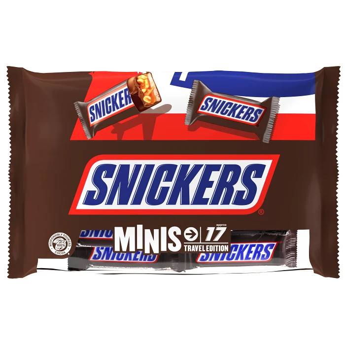 Choklad Mini bag 333g Snickers