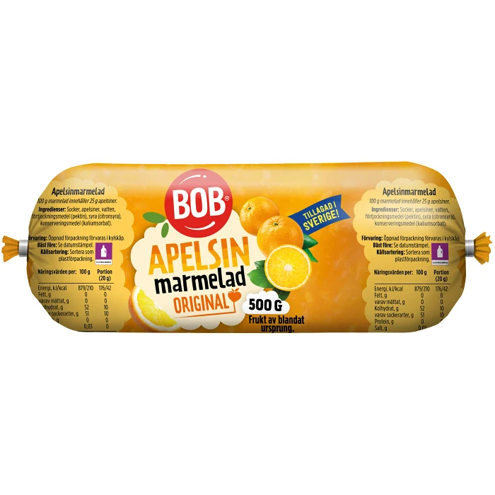 Apelsinmarmelad 500g BOB