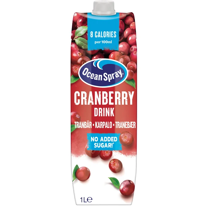 Tranbärsdryck Light 1000ml Ocean Spray