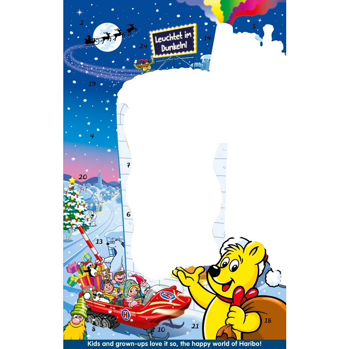 Godiskalender Advent 300g Haribo