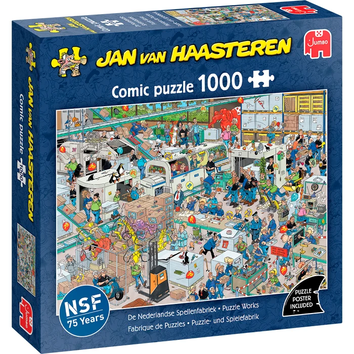 Pussel Puzzle works 1000 bitar Jan van Haasteren