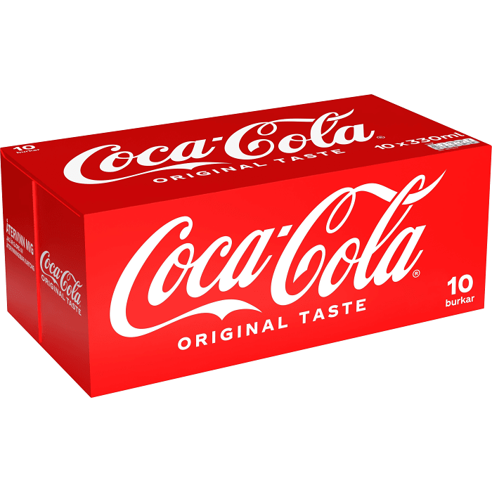 Läsk 33cl 10-p Coca-Cola