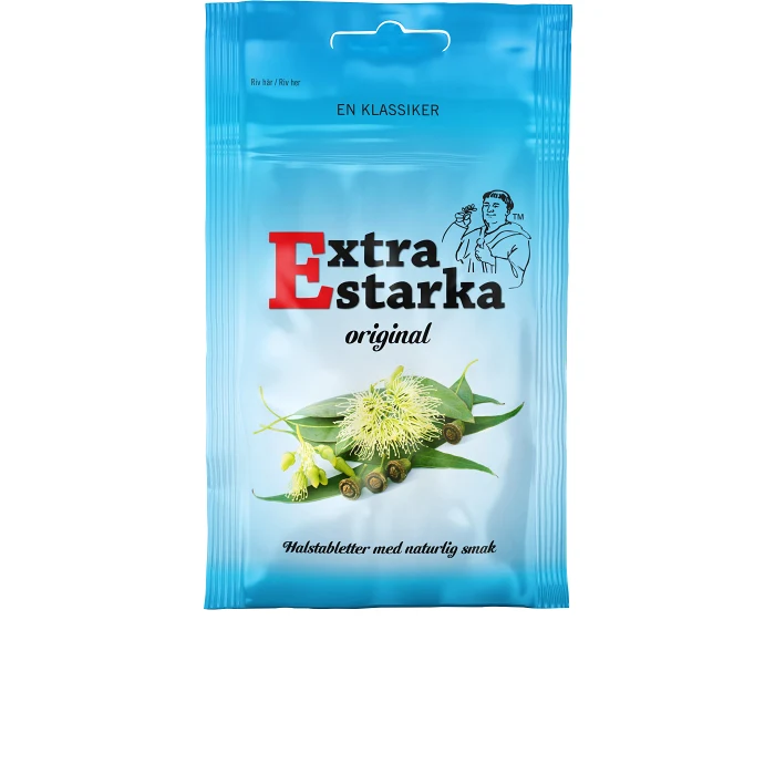 Halstabletter Extra starka Original 80g Karamellpojkarna