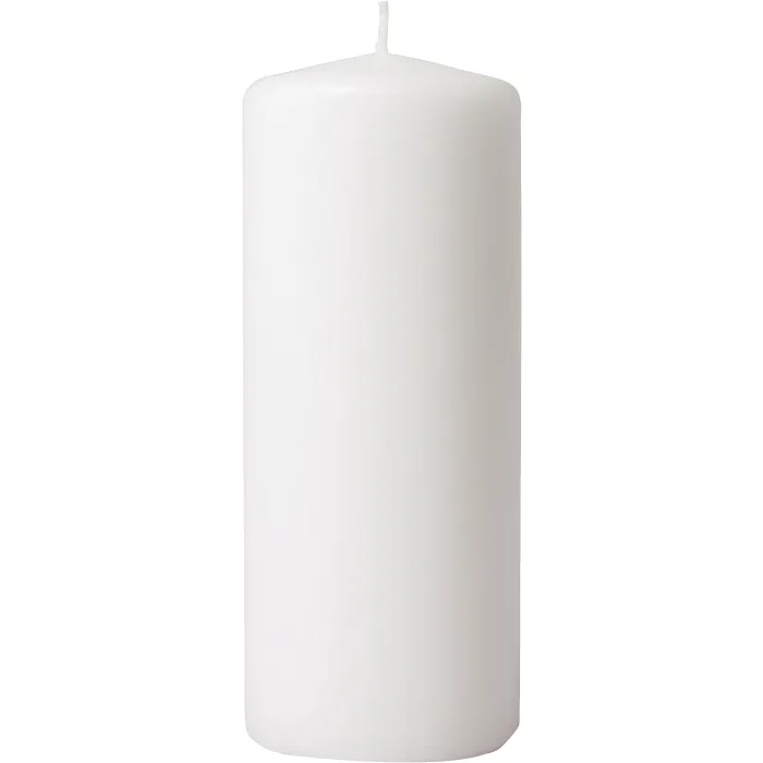 Blockljus vit H20cm ICA