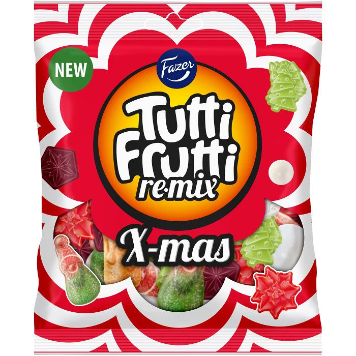 Godispåse Tutti Frutti Remix Xmas 150g Fazer