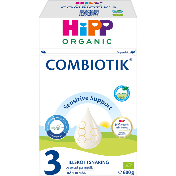 Tillskottsnäring Combiotik 3 pulver Från 10 m Eko 600g HiPP