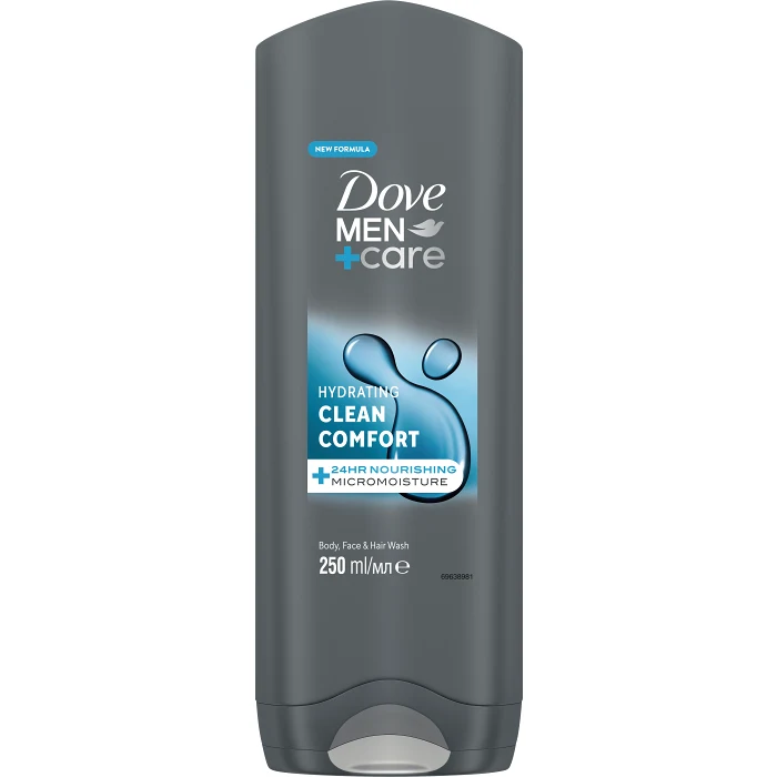 Duschtvål Clean Comfort 250ml Dove Men Care