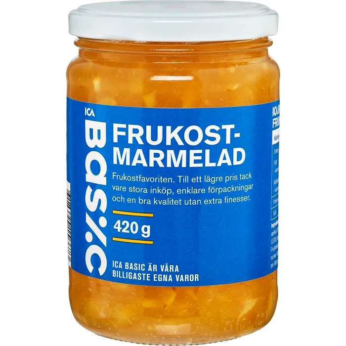 Frukostmarmelad 420g ICA Basic