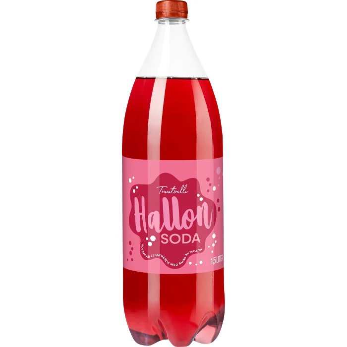 Läsk Hallonsoda  1.5l Treatville
