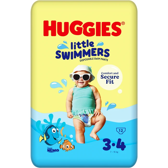 Badblöjor 7-15kg 12-p Huggies