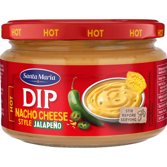 Dipp ost jalapeño 250ml Santa Maria