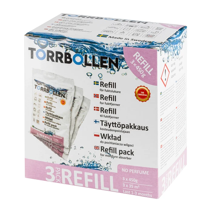 Torrboll Refill 3-p