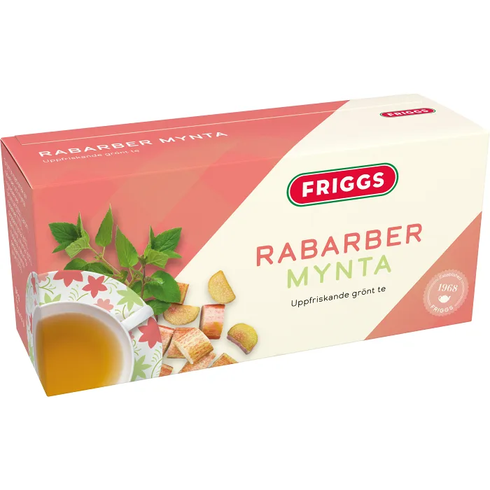 Te Rabarber/Mynta 20-p Friggs