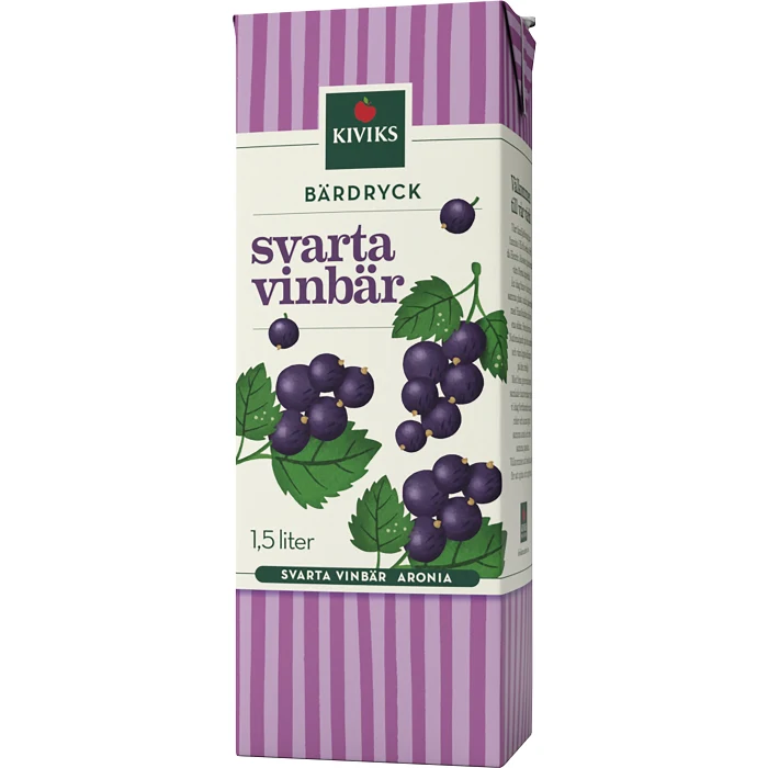 Svartvinbärsdryck Drickfärdig 1,5l Kiviks